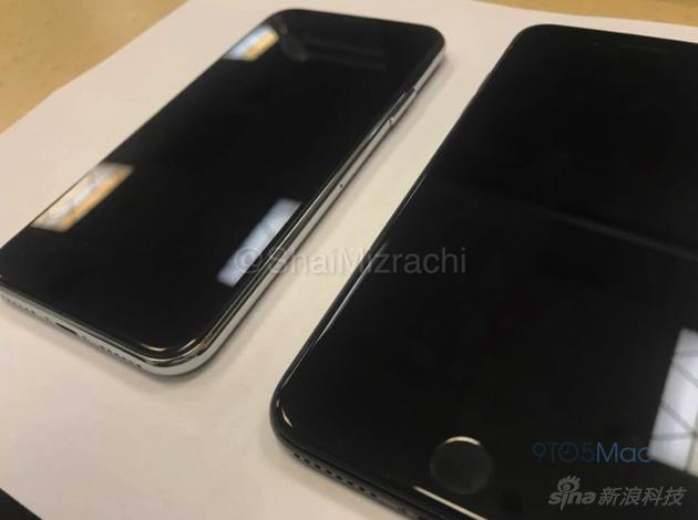 iPhone 8机模与现有的7 Plus对比