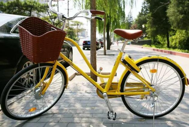 凤凰制作的一款共享单车样车。