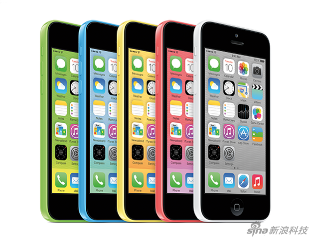 多彩的iPhone 5c