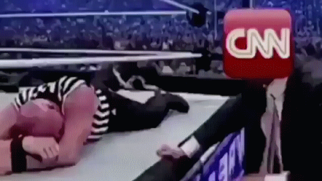 特朗普「暴打」CNN