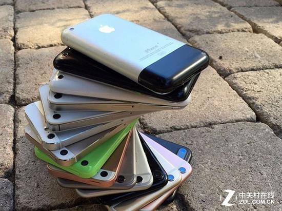 各代iPhone
