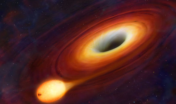 超大質量黑洞敏捷穿越星係：吞噬軌道上一切物質