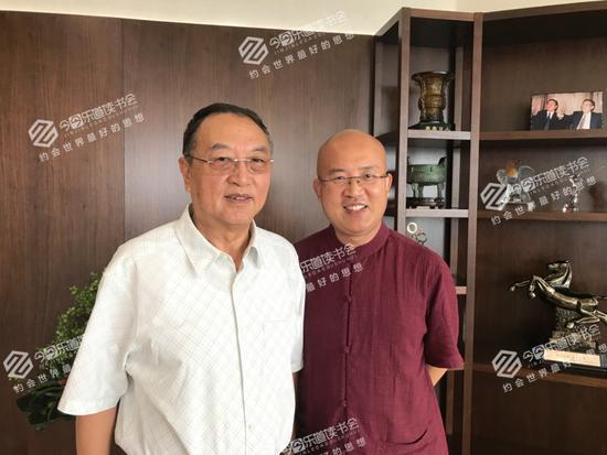 图注:柳传志与何伊凡