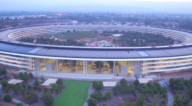 Apple Park最新的航拍