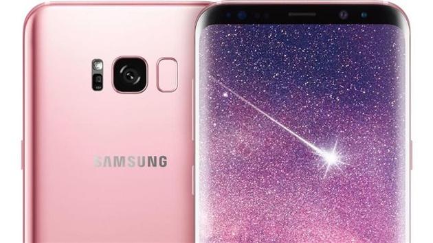 粉色版Galaxy S8效果图