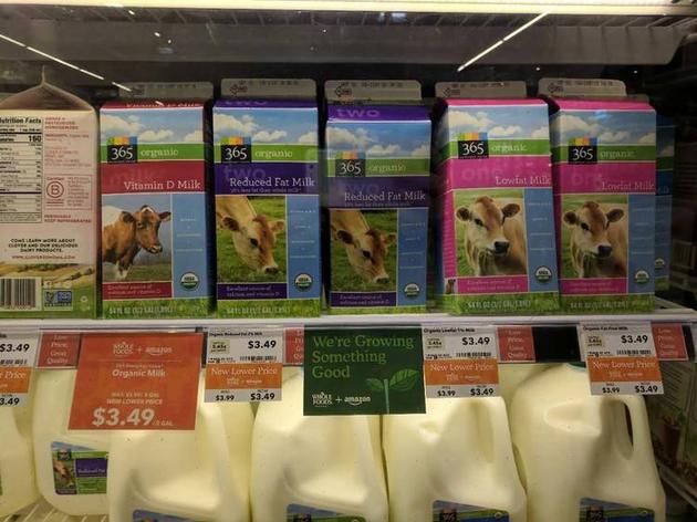 全食超市自有品牌牛奶是第一轮降价主力