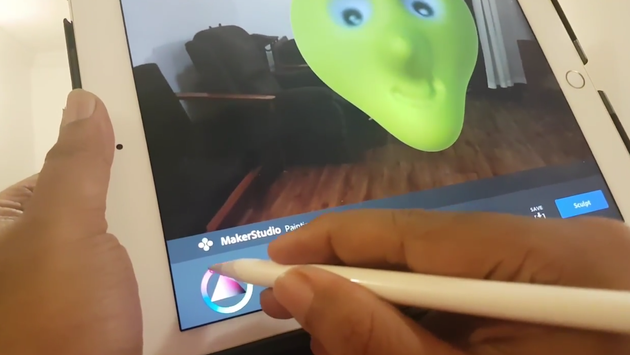 可以在任意场景创建3D模型