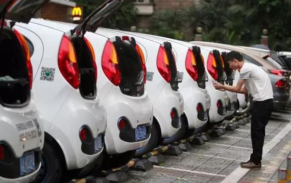 Gofun预计年底至少1000辆车投入运营。@视觉中国
