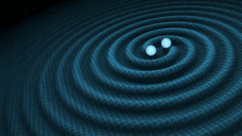引力波动画示意 图片来源：NASA