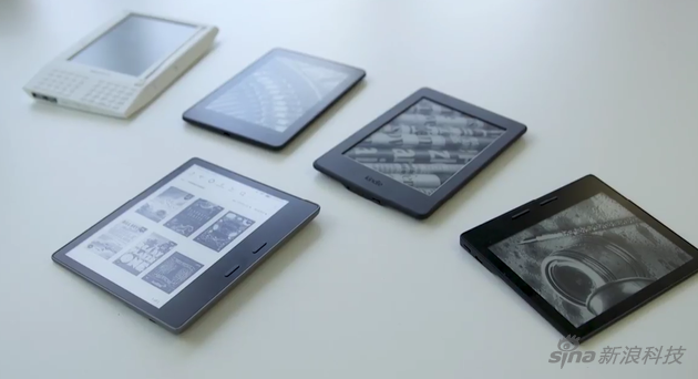 新版Kindle Oasis最下跟其他旧款比较