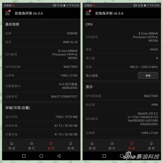 配置一览