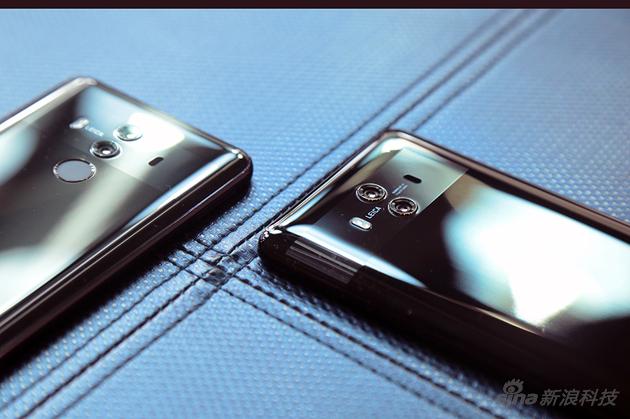 Mate 10 Pro的指纹识别在背部 Mate 10在正面