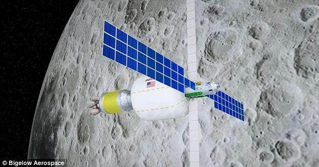 毕格罗航天公司与联合发射联盟公司建立合作关系，将于2022年发射一个膨胀太空站抵达低月球轨道，提供一个&ldquo;月球航空站&rdquo;，为美国宇航局训练宇航员提供基地。