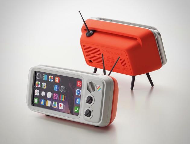 这个精致的手机支架能把手机变成迷你复古电视机|手机支架|复古电视机|复古_识趣_新浪科技_新浪网