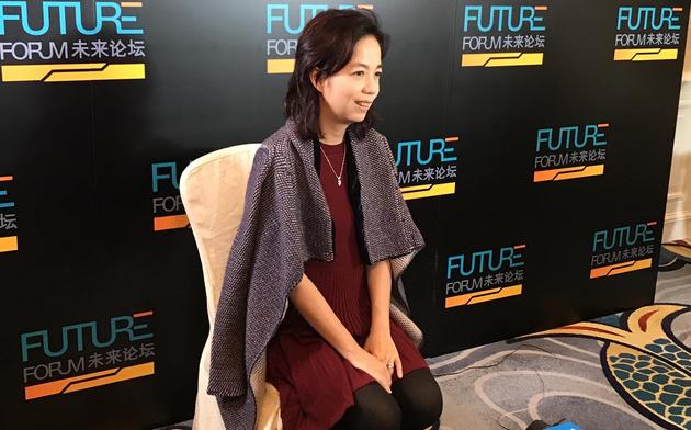 李飛飛接受新浪科技采訪