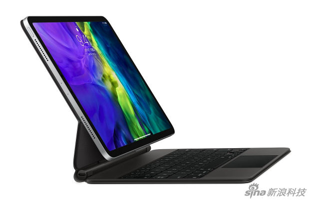 现在iPad Pro的新键盘直接叫“妙控键盘”了(图片来自苹果官网)