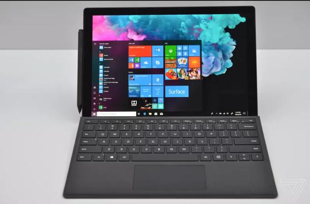 微软surfacepro6上手图赏:亚光排球无usb-c视频黑色的教学接口图片