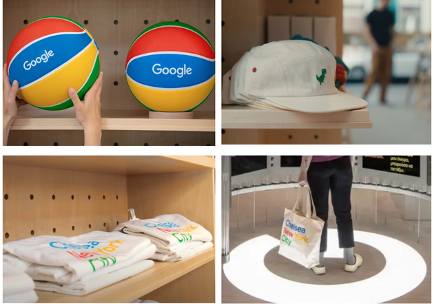 GoogleStore里销售的各种周边产品