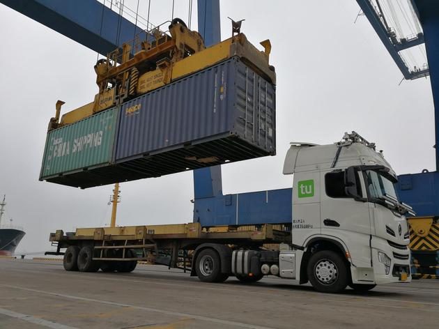 图森未来进入港内集装箱卡车无人驾驶运输实验阶段