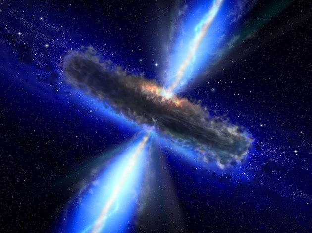 类星体示意图
(图片来自于NASA Image and video library网站)