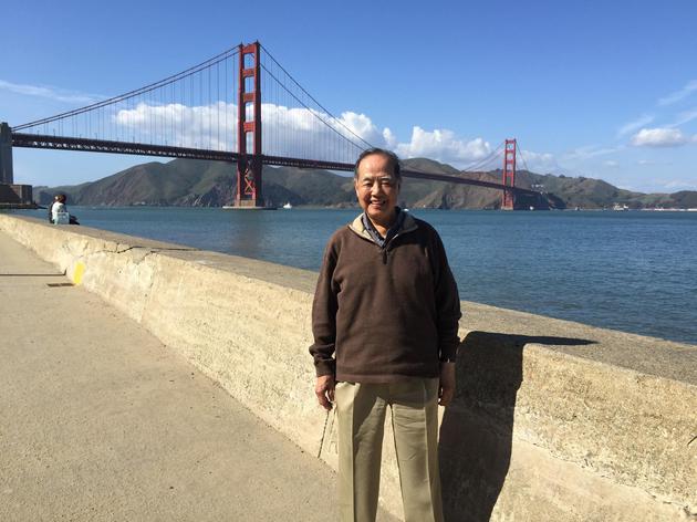 退休后的李政道教授（2016年1月26日摄于旧金山。图片来自上海交通大学李政道图书馆）