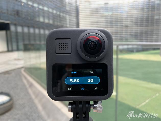 GoPro MAX最高可以拍摄5.6K的30FPS视频
