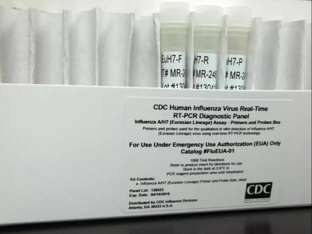 · 美国的流感病毒检测试剂盒，在2014年H7N9型禽流感流行期间使用