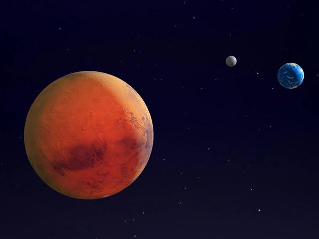 没做好保湿，火星的样貌，比地球老了30多亿岁火星化学地球