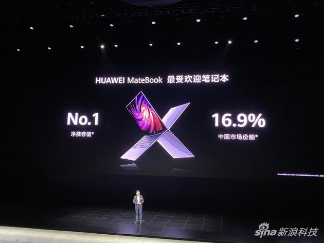 华为MateBook中国市场份额16.9%