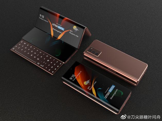 ▲ 图为 LetsGoDigital根据三星专利所制渲染图,下同