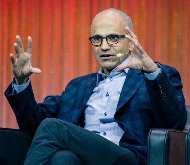 微软CEO萨提亚·纳德拉(Satya Nadella)