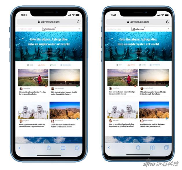如果iPhone XR收窄左右边框(右边假想图)