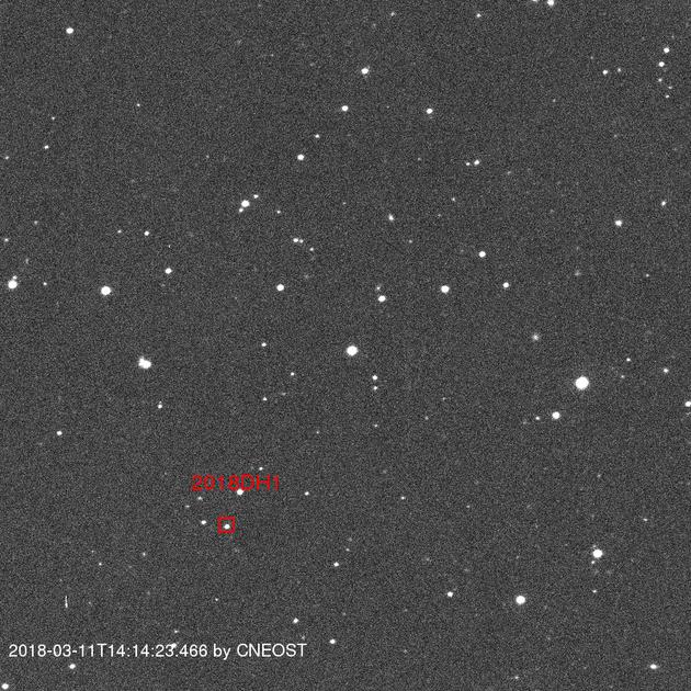 近地天体望远镜跟踪监测2018 DH1