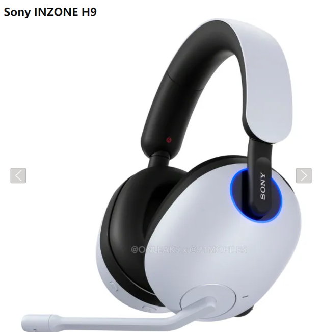 索尼INZONE H9/H7/H3游戏耳机曝光，均支持360空间音频