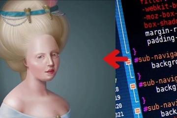 代码变油画，精细到毛发，让美术设计也惊叹