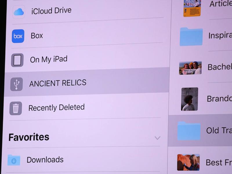 iPadOS：可插U盘导文件 接近Mac操作