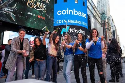 加密货币渴望上市，Coinbase的市值一度突破千亿纳斯达克|  Coinbase_新浪科技_Sina.com