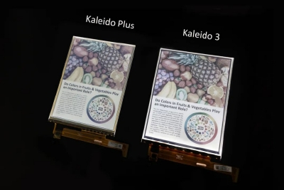 E Ink发布新一代Kaleido 3彩色印刷电子纸：16灰阶/4096色