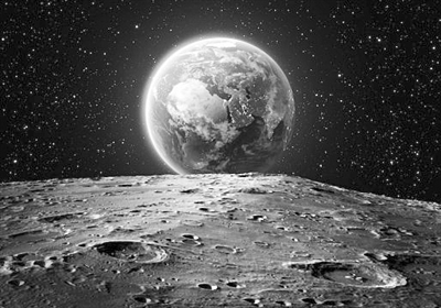 从月球上看到的地球。 图片来源:每日科学网站