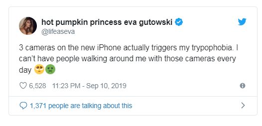 新iPhone的3个摄像头真的引发了我的密集恐惧症,我没法忍受周围的人拿着这款手机