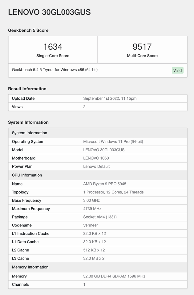 AMD¿12R9 PRO 5945
TDP65W