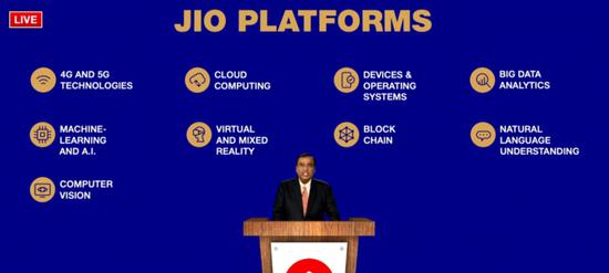 Jio Platforms旗下的数字业务/视频直播