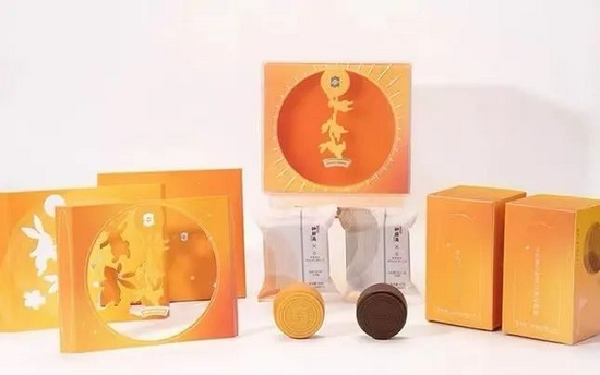 钟薛高与香格里拉联名的月饼，图源香格里拉天猫旗舰店