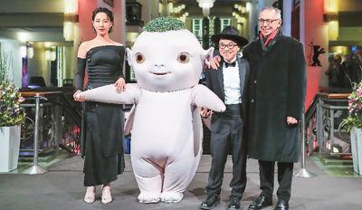 日前，中国奇幻喜剧电影《捉妖记2》入围柏林电影节特别展映单元。　　新华社记者 单宇琦摄