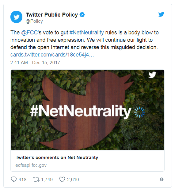 Twitter官方表态截图