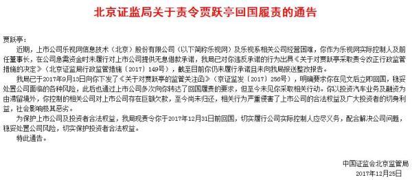 北京证监局12月25日通告内容
