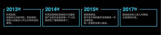 过去四次李彦宏在极客公园创新大会上所探讨的话题