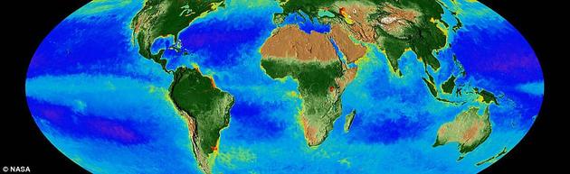 NASA已经利用卫星对陆地和海洋的植物生命进行了20年的持续观测。1997年，NASA发射了宽视场海洋观测传感器（Sea-viewing Wide Field-of-view Sensor，SeaWiFS），到今年秋季刚好是20周年。