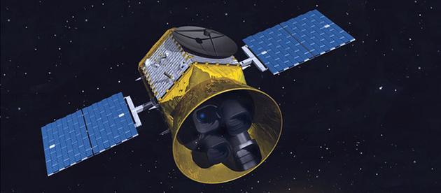 艺术示意图：正在轨道上工作的凌星系外行星巡天卫星&rdquo;（TESS）