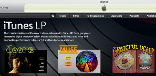 iTunes LP的界面